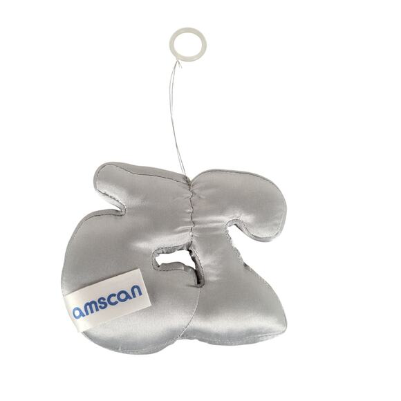 Amscan Silver 25th Anniversary Plush Hanging Decoration Party Decor Birthday - Picture 3 of 7